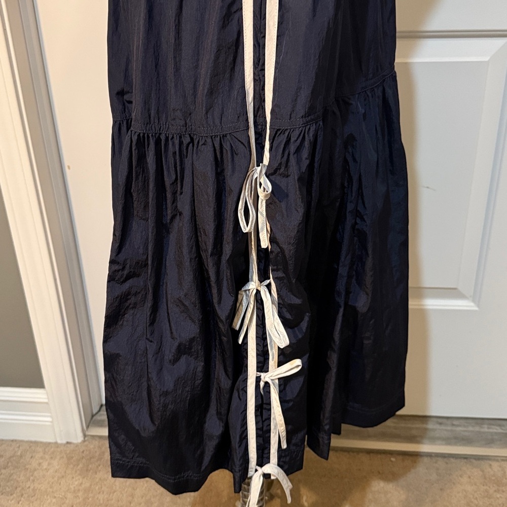 Daily Practice Bowline Midi Navy Sleeveless Dress Small Sold Out Anthropologie - Picture 9 of 13